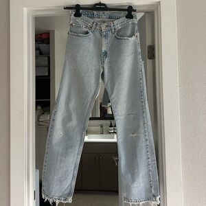 Vintage thrashed Levi’s jeans